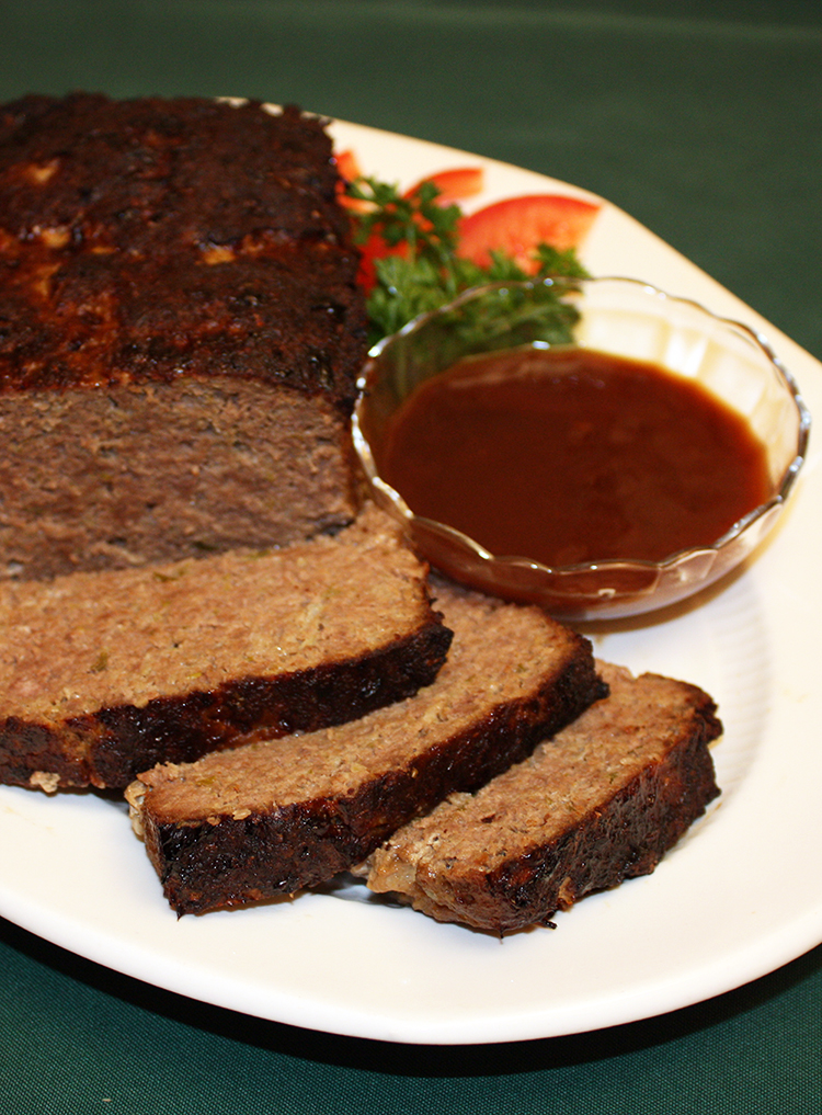 old-style homemade meatloaf